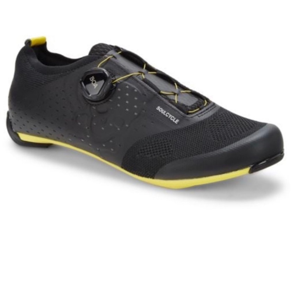 SoulCycle Black and Yellow Athletic Shoes